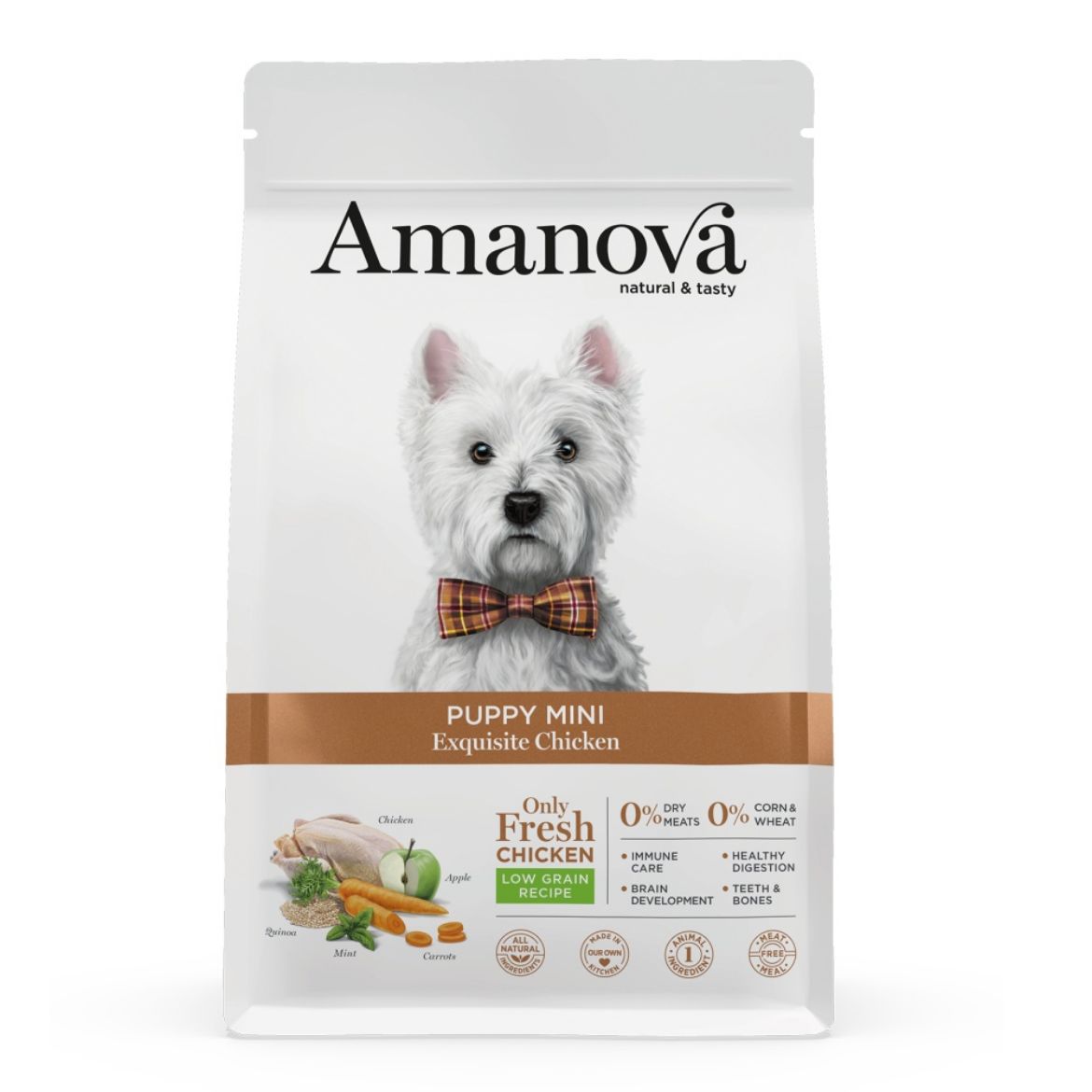 Obrázek z Amanova Dog Puppy Mini Chicken & Quinoa LG 2 kg 