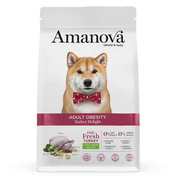 Obrázek Amanova Dog Obesity Turkey & Quinoa LG 10 kg