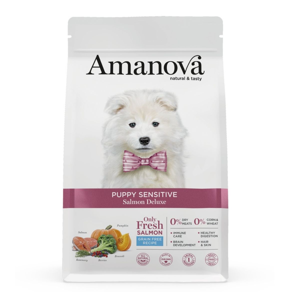 Obrázek z Amanova Dog Puppy Sensitive Salmon & Pumpkin GF 2 kg 