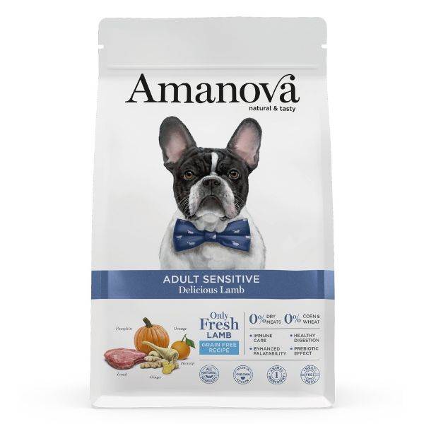 Obrázek Amanova Dog Adult Sensitive Lamb & Pumpkin GF 2 kg