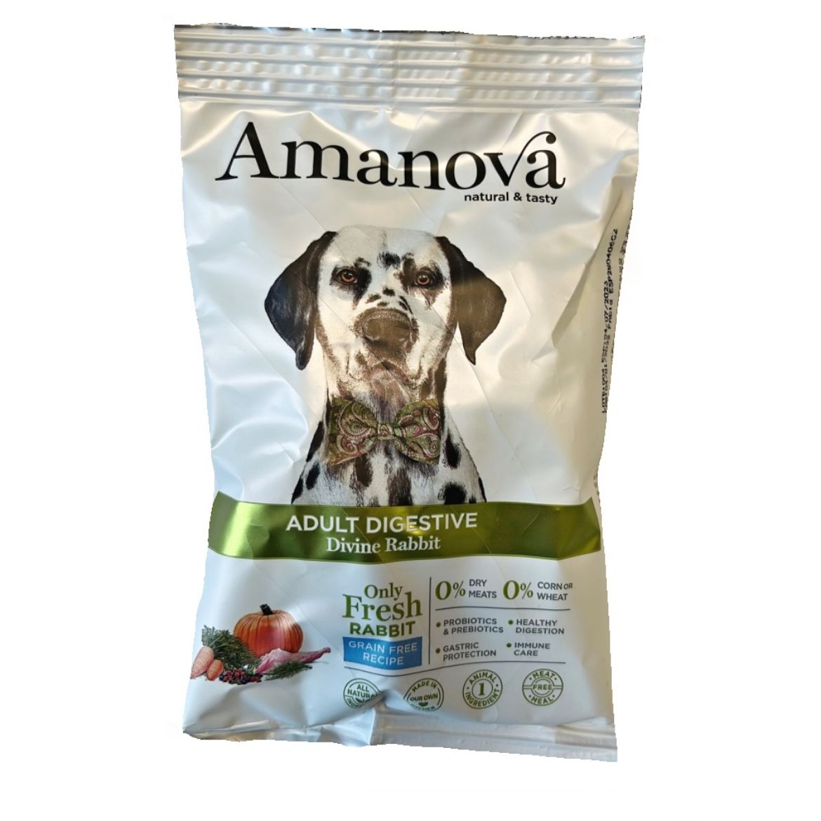 Obrázek z Vzorek Amanova Dog Adult Digestive Rabbit & Pumpkin GF 100 g 