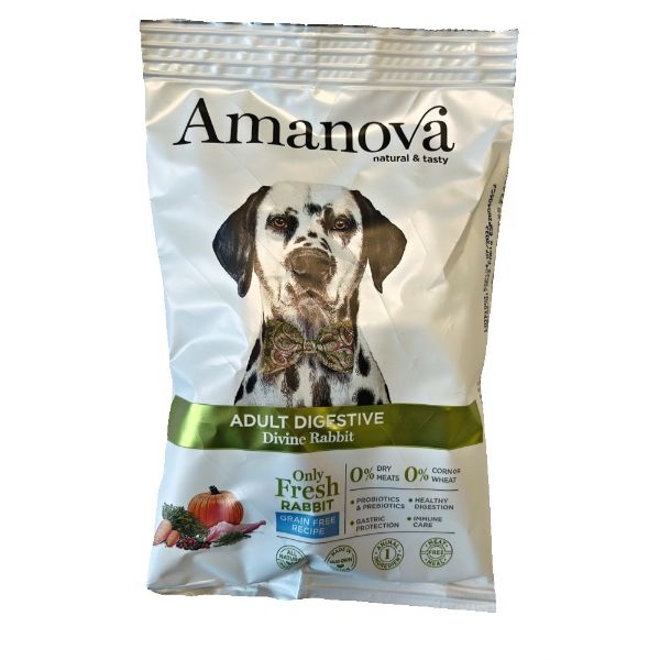 Obrázek Vzorek Amanova Dog Adult Digestive Rabbit & Pumpkin GF 100 g