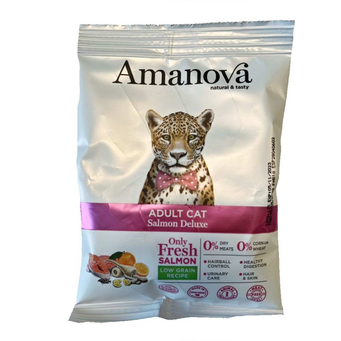 Obrázek z Vzorek Amanova Cat Adult Salmon & Quinoa LG 70 g 