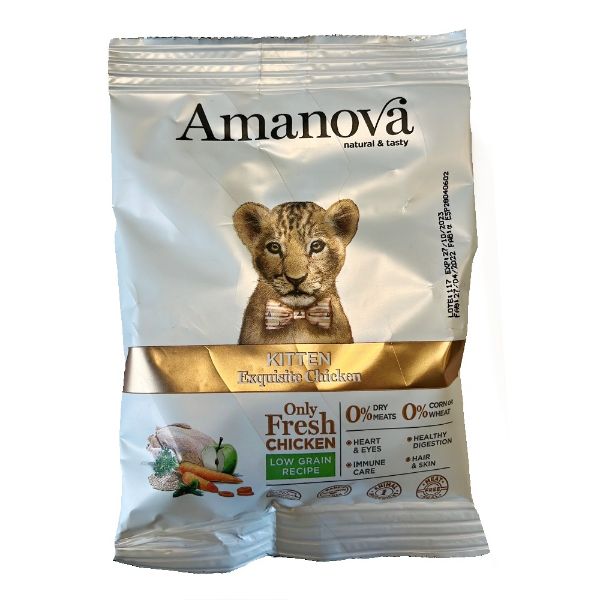 Obrázek Vzorek Amanova Cat Kitten Chicken & Quinoa LG 70 g