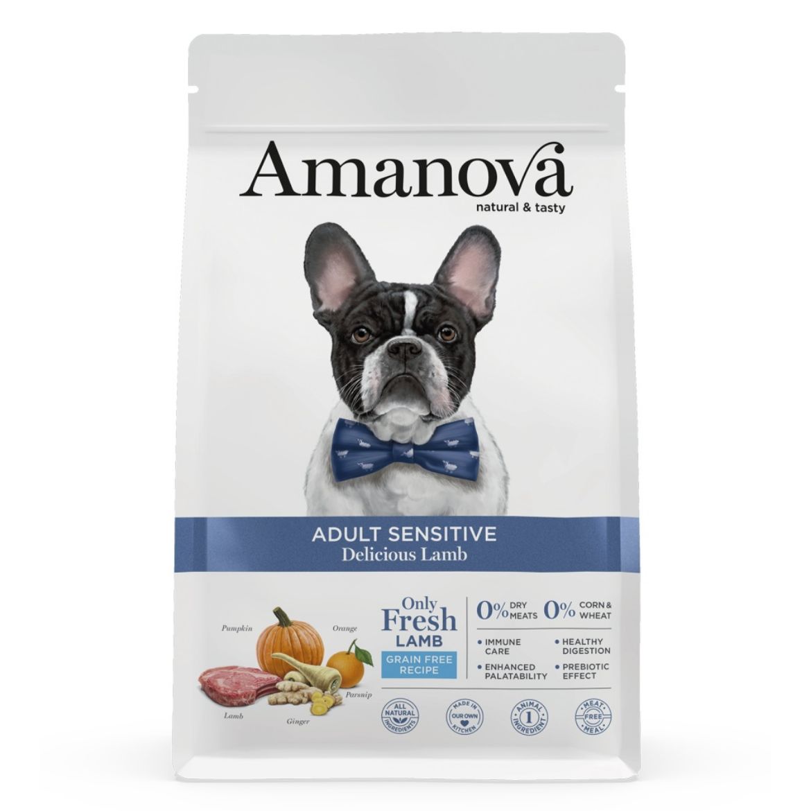 Obrázek z Amanova Dog Adult Sensitive Lamb & Pumpkin GF 10 kg 