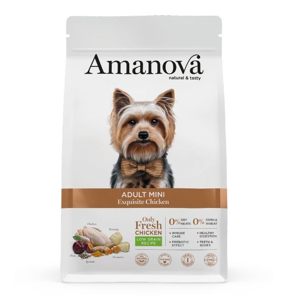 Obrázek Amanova Dog Adult Mini Chicken & Quinoa LG 7 kg