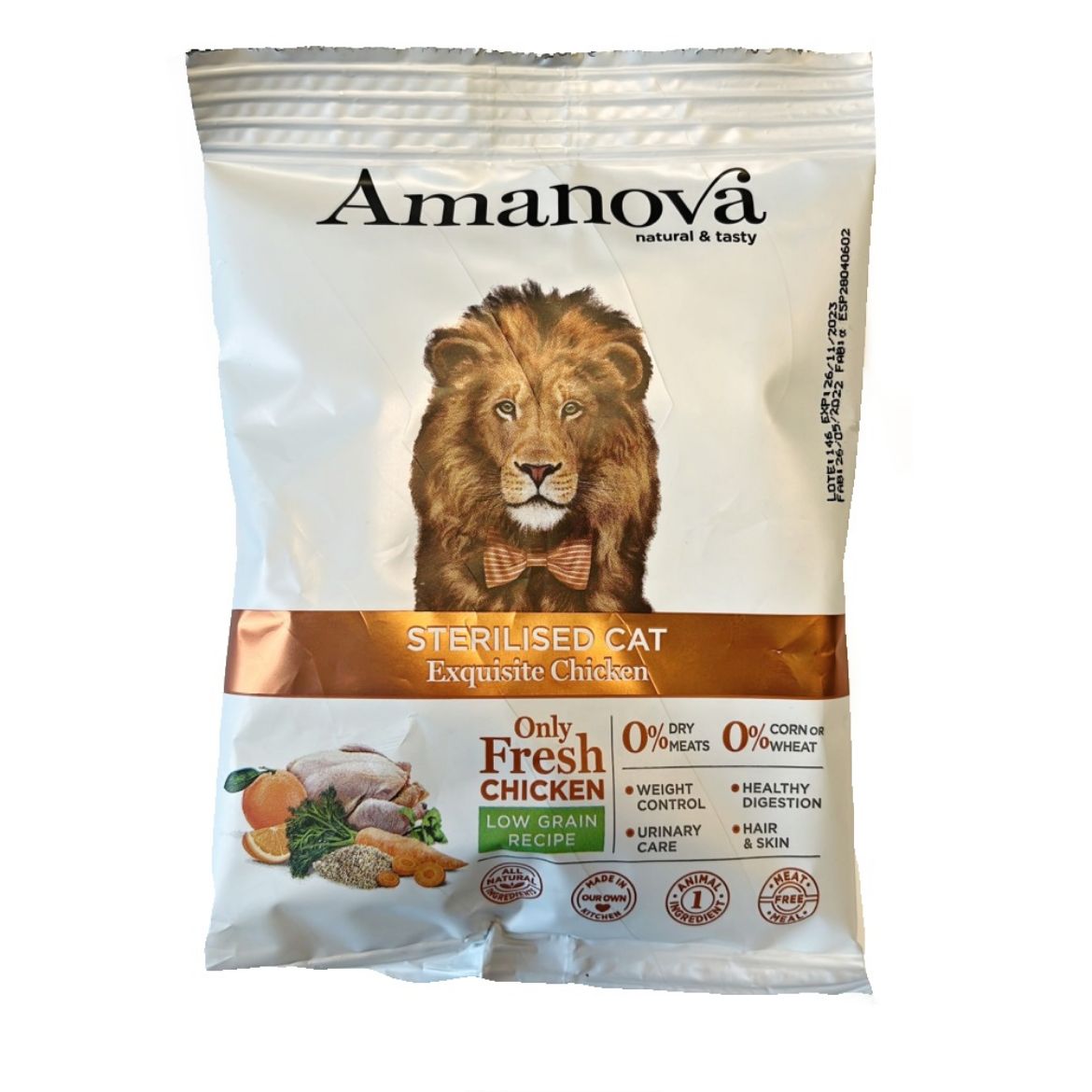 Obrázek z Vzorek Amanova Cat Sterilised Chicken & Quinoa LG 70 g 