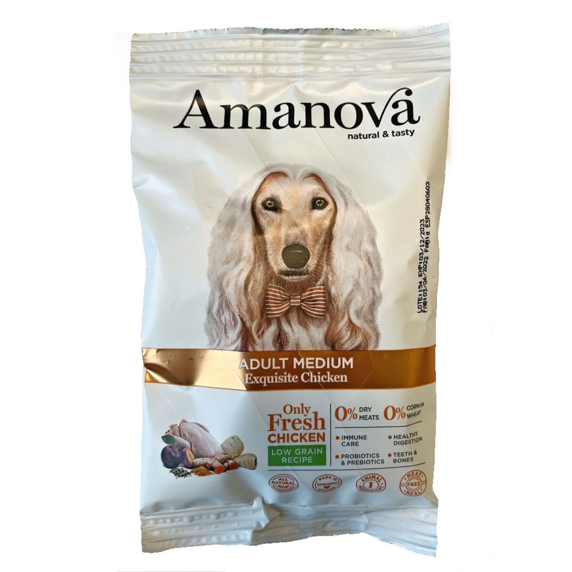 Obrázek z Vzorek Amanova Dog Adult Medium Chicken & Quinoa LG 100 g 