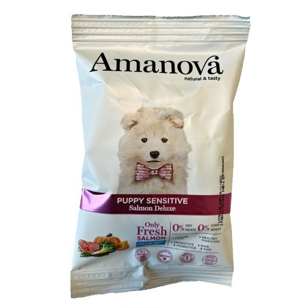 Obrázek Vzorek Amanova Dog Puppy Sensitive Salmon & Pumpkin GF 100 g