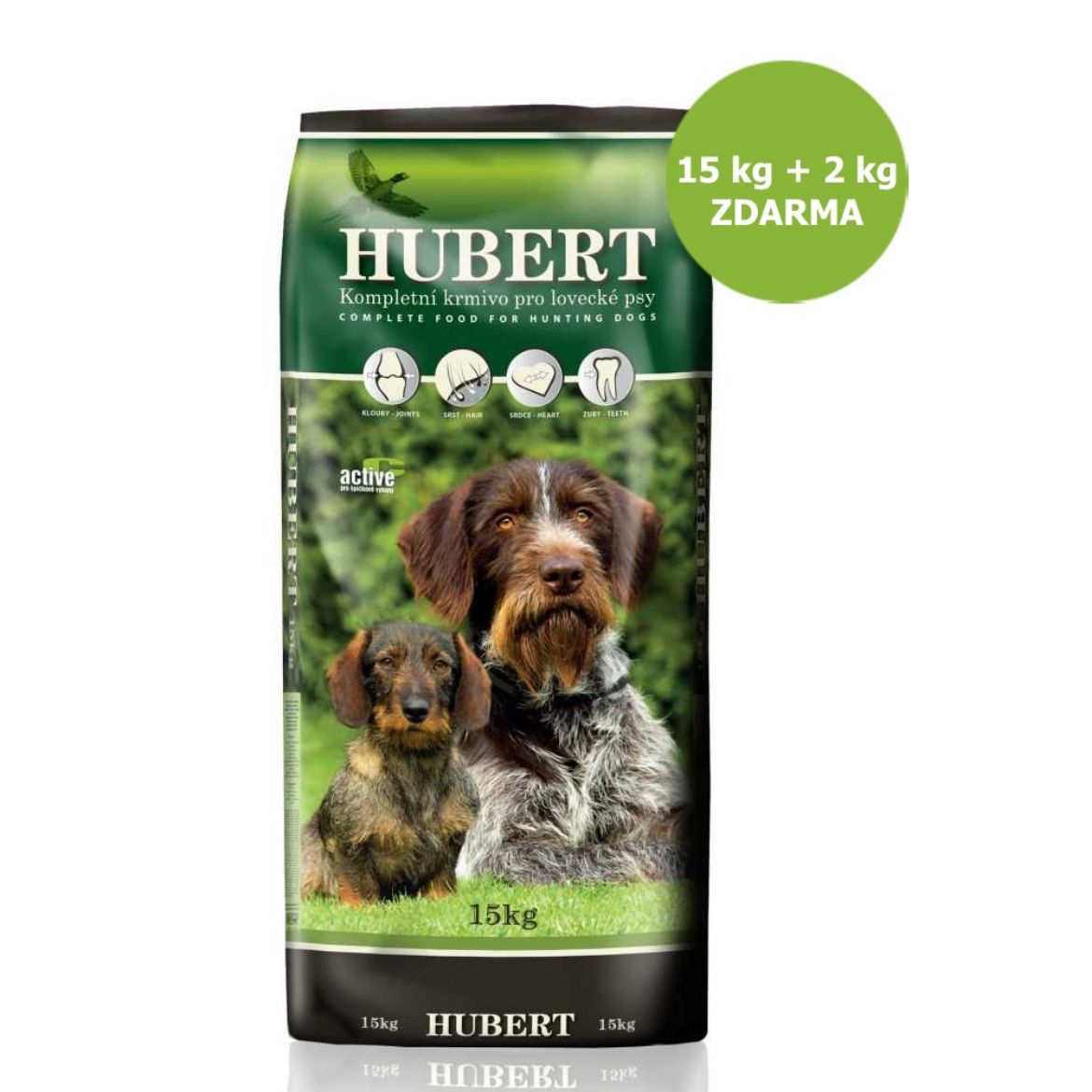 Obrázek z Hubert Dog 15 kg + 2 kg ZDARMA 