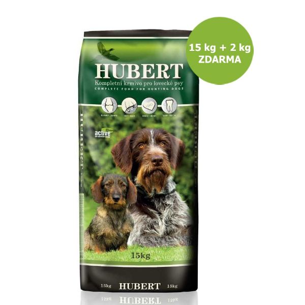 Obrázek Hubert Dog 15 kg + 2 kg ZDARMA