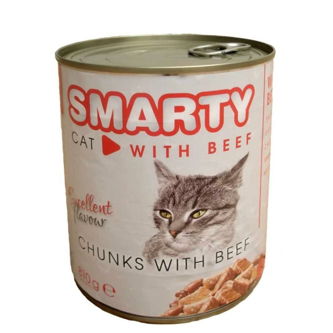 Obrázek z SMARTY Cat Hovězí chunks, konzerva 810 g 