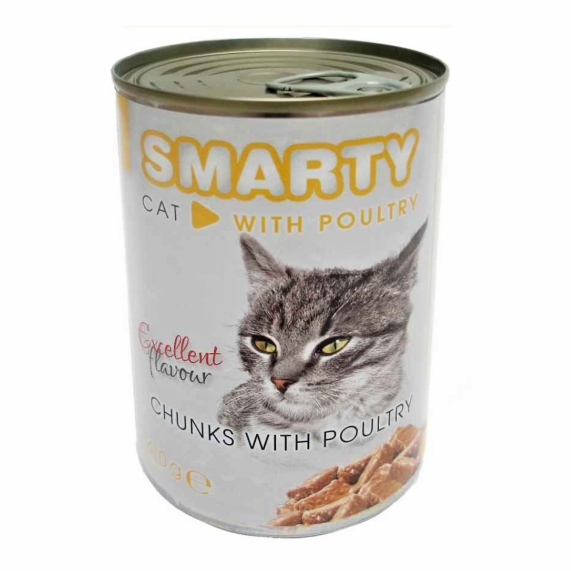 Obrázek z SMARTY Cat Drůbeží chunks, konzerva 410 g 