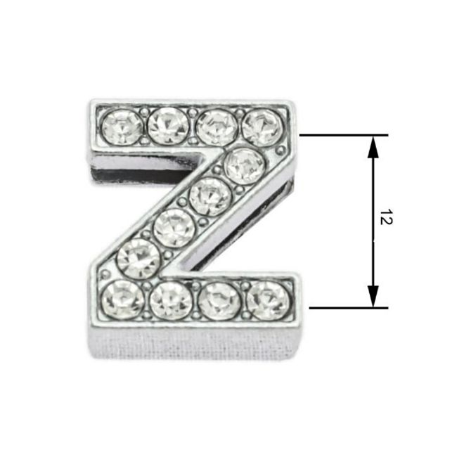 navlékací písmeno na obojek,písmeno Z,velikost 12 mm