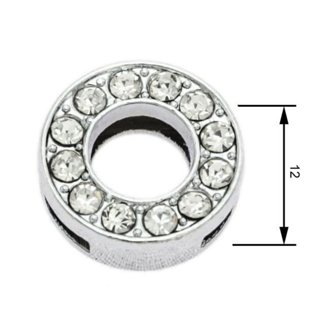 navlékací písmeno na obojek,písmeno O,velikost 12 mm