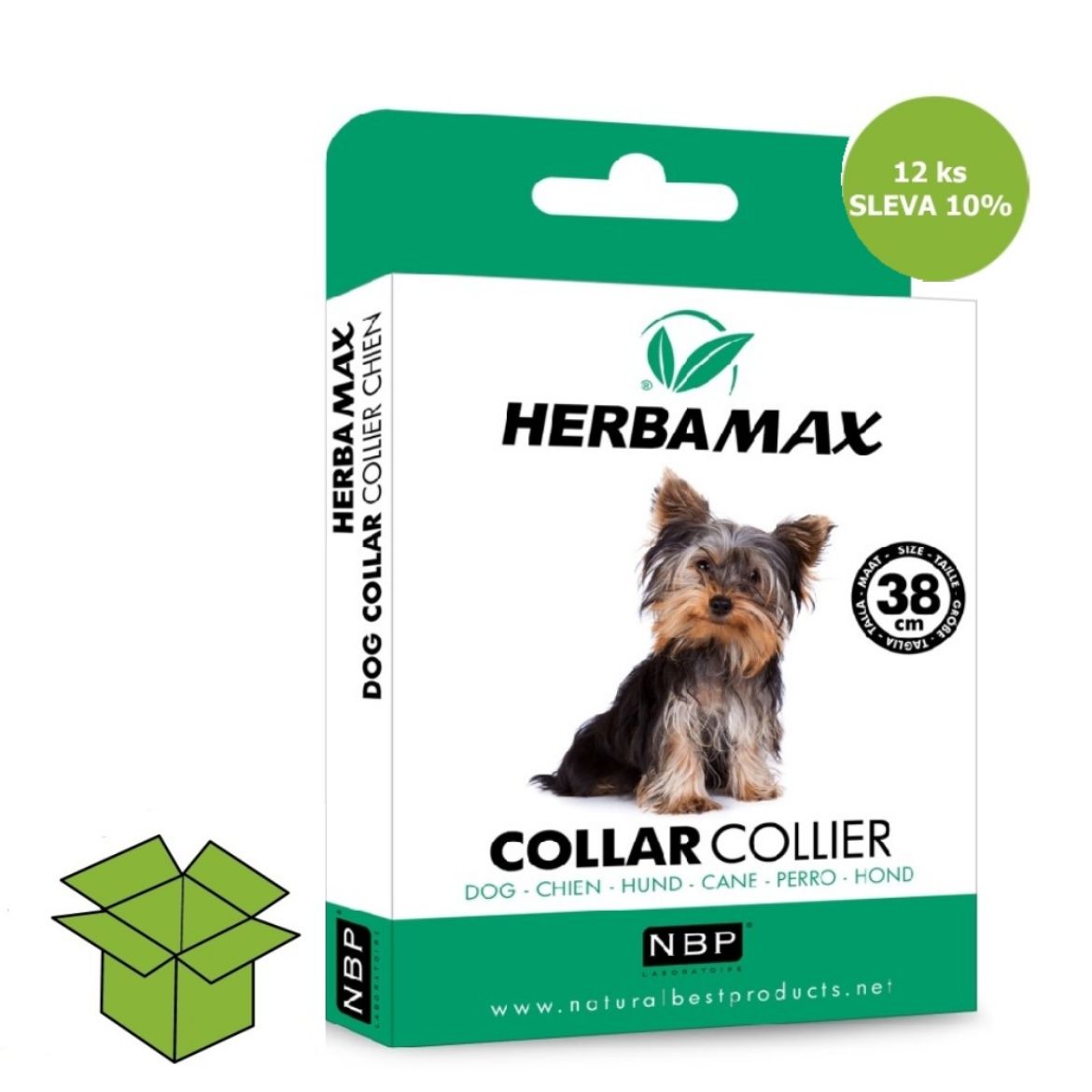 Obrázek z Herba Max Collar Dog repelentní obojek, pes 38 cm (12 ks) SLEVA 10 % 