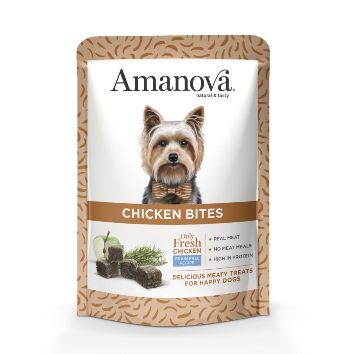 Obrázek z Amanova Dog Snacks Chicken bites GF 100 g 
