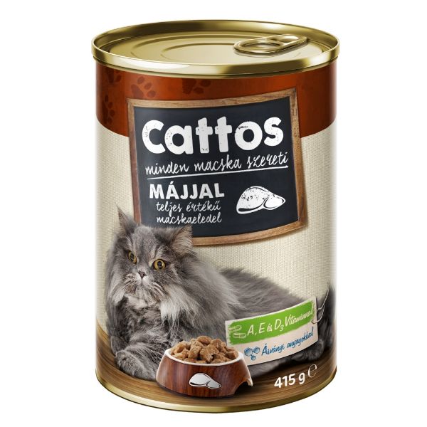 Obrázek Cattos Cat játra, konzerva 415 g