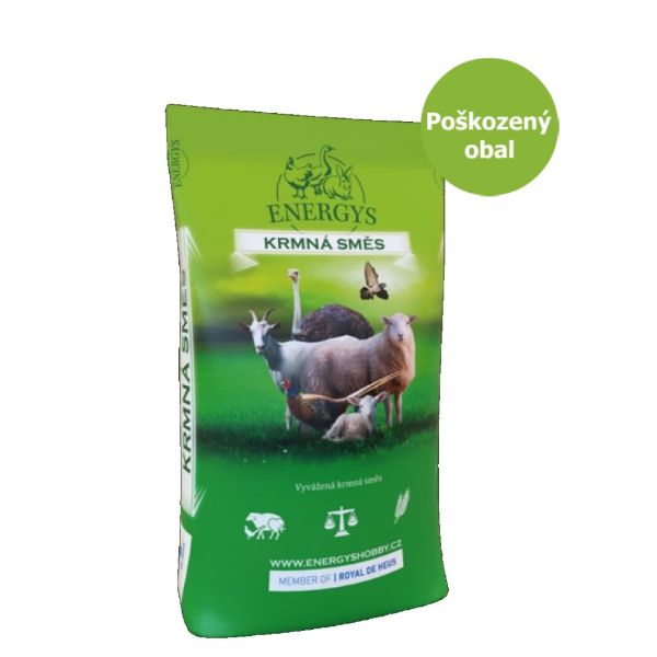 Energys Gold křepelka 25 kg, Drcená krmná směs 