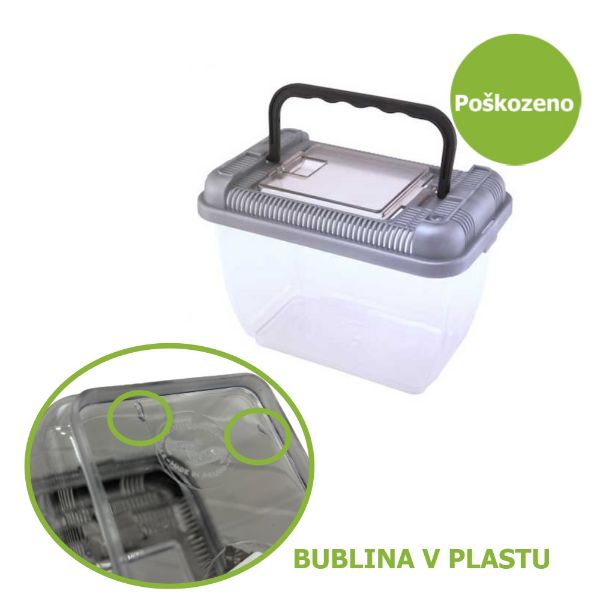 přenosné terárium, velikost 1,5 litru, pro terarijní zvířata