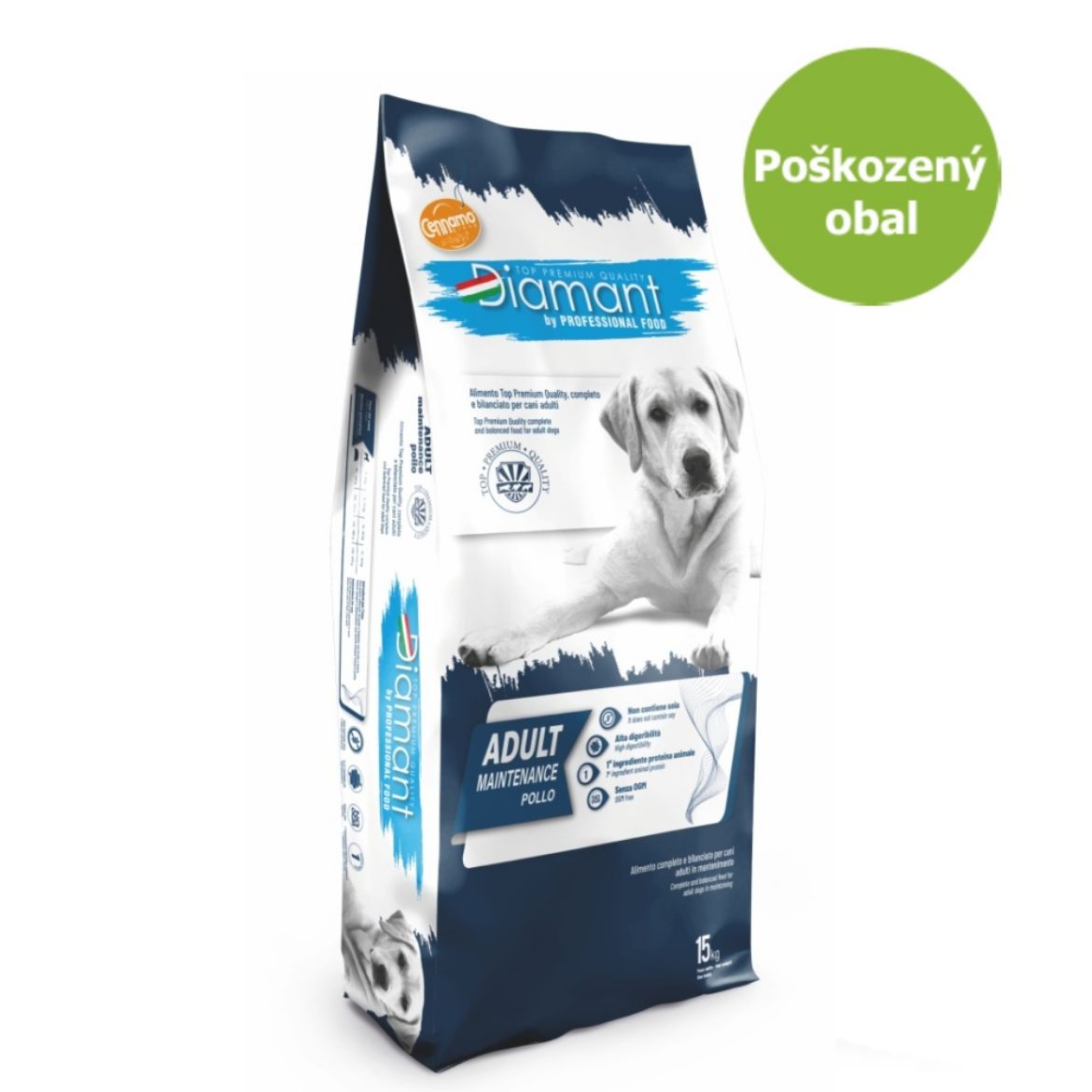 Obrázek z Diamant Dog Adult Kuřecí 12,6 kg - Náhradní oball - SLEVA  