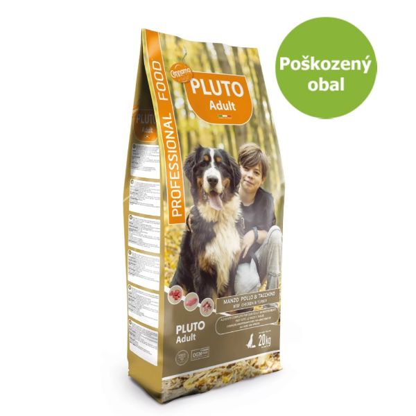 Obrázek PLUTO Dog Adult 15 kg - Poškozený obal - SLEVA 15 %