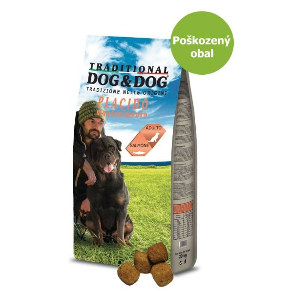 Obrázek Dog & Dog Placido Salmon 20 kg - Poškozený obal - SLEVA 15 %