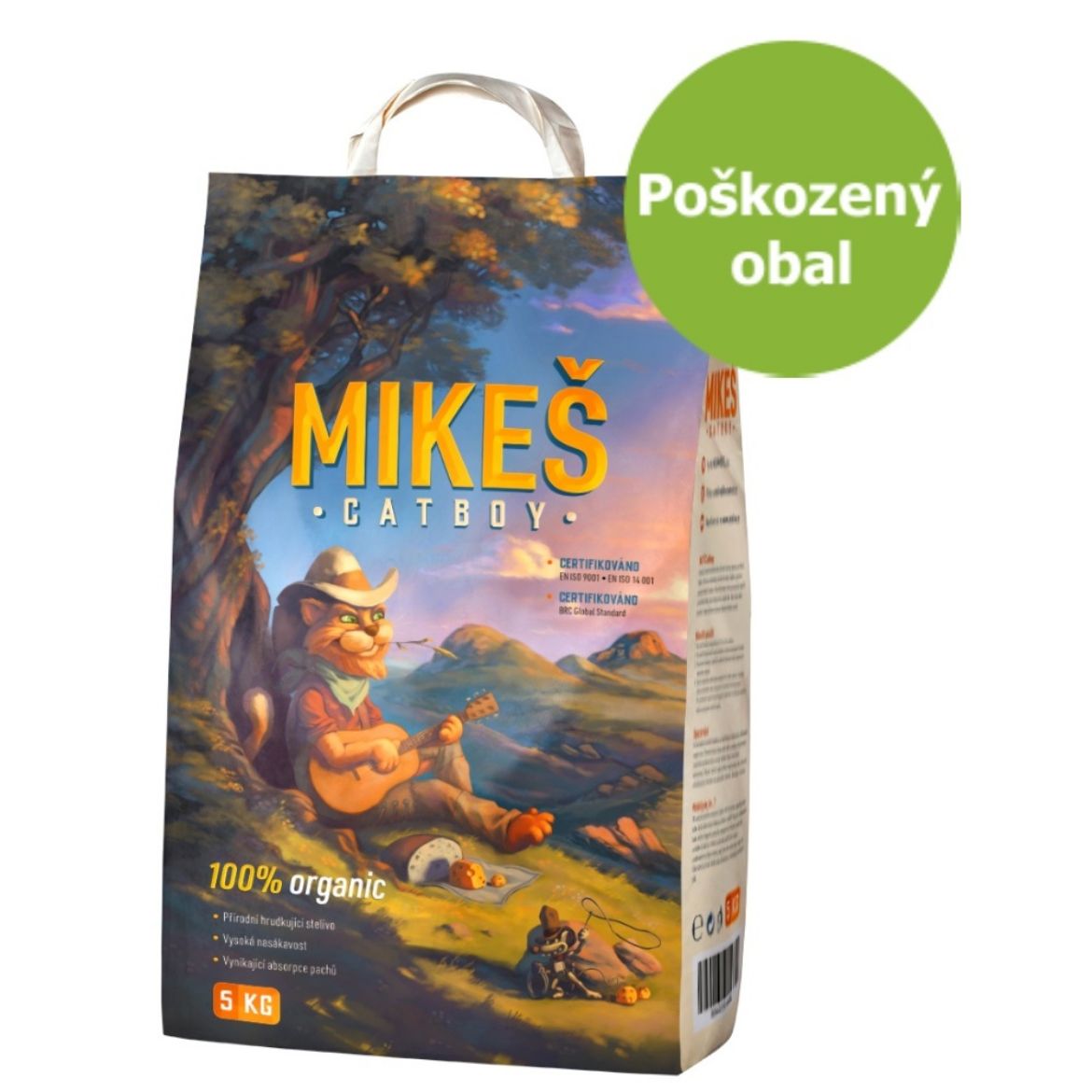 přírodní hrudkující stelivo, nízká přašnost, pohlcuje pachy a vlhkost, prémiová řada steliva