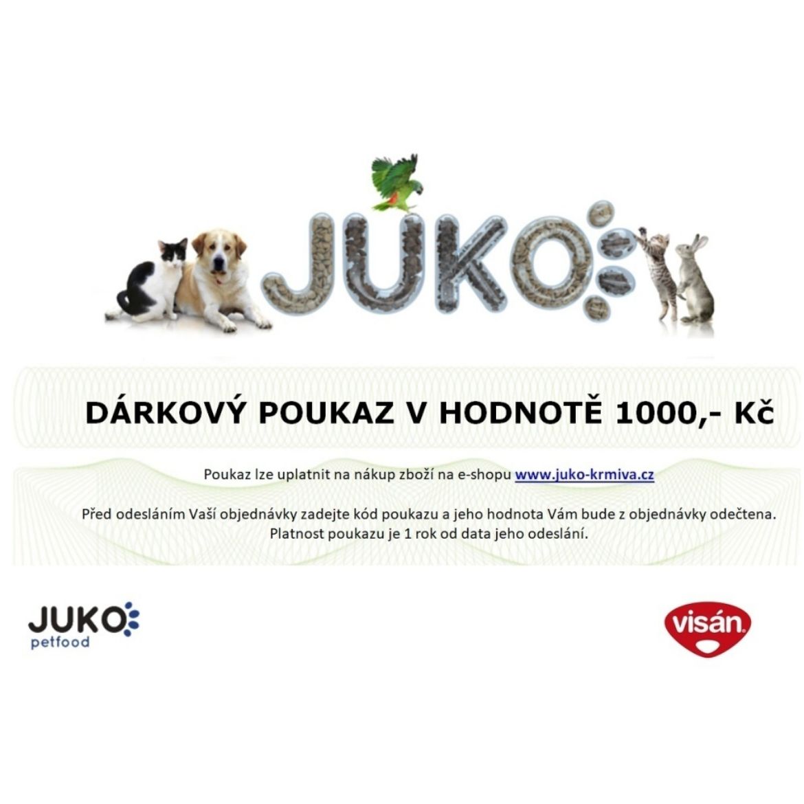 Obrázek z Dárkový poukaz na nákup v hodnotě 1 000 Kč 