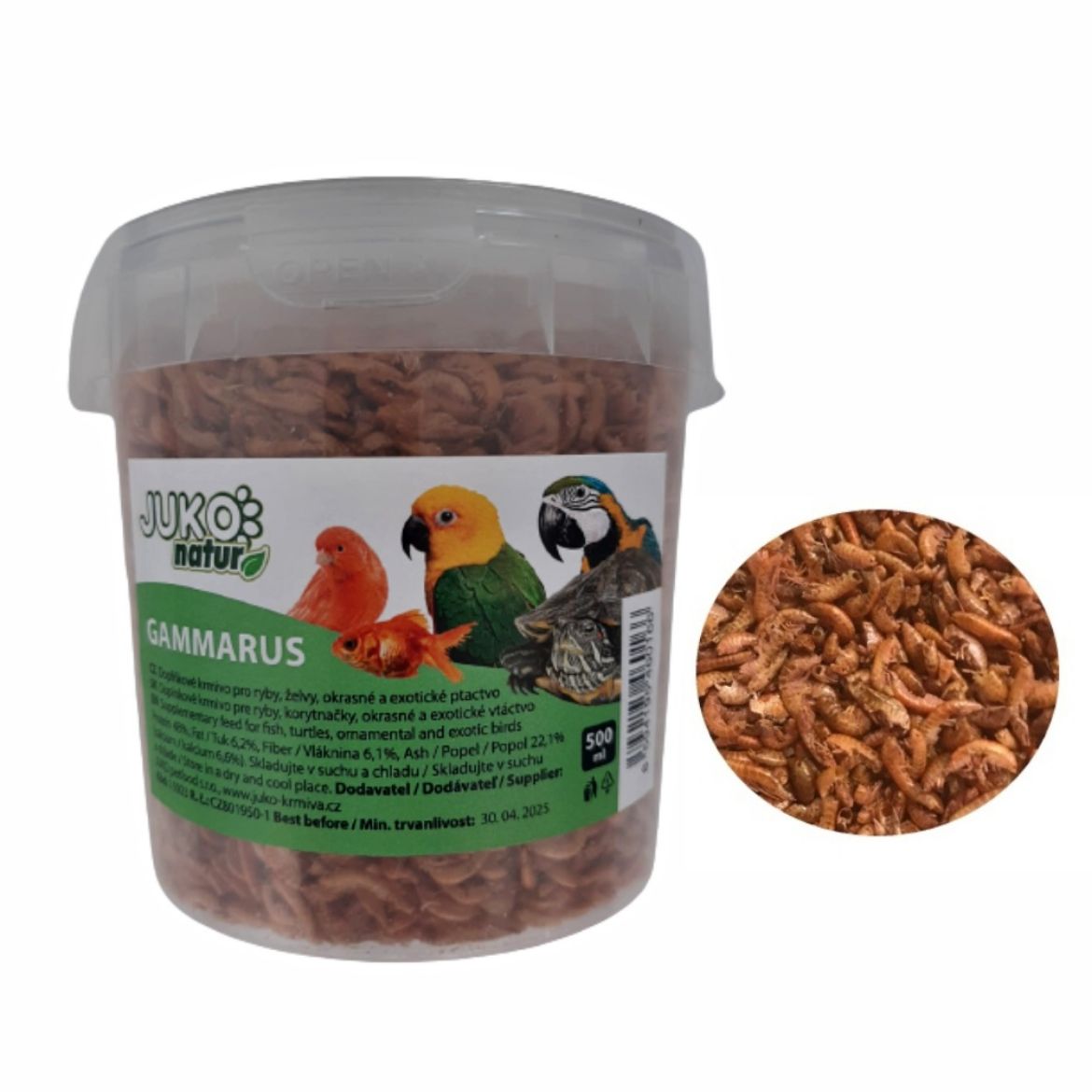 Obrázek z Gammarus JUKO, dóza 500 ml ( 53g ) 