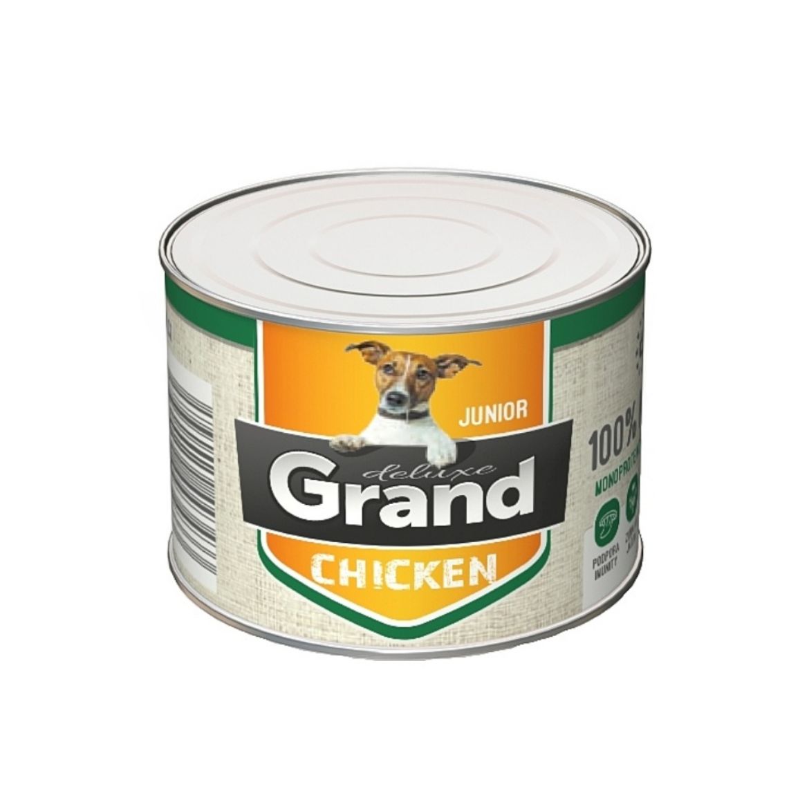 Obrázek z Grand deluxe Dog Junior 100 % kuřecí, konzerva 180 g 