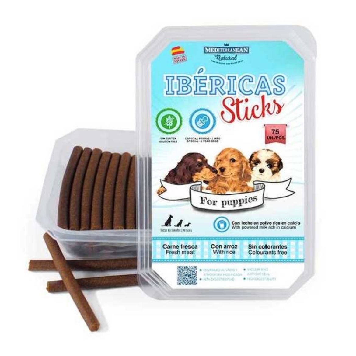 Obrázek z Ibéricas Sticks Dog Puppies Snack (75 ks) 