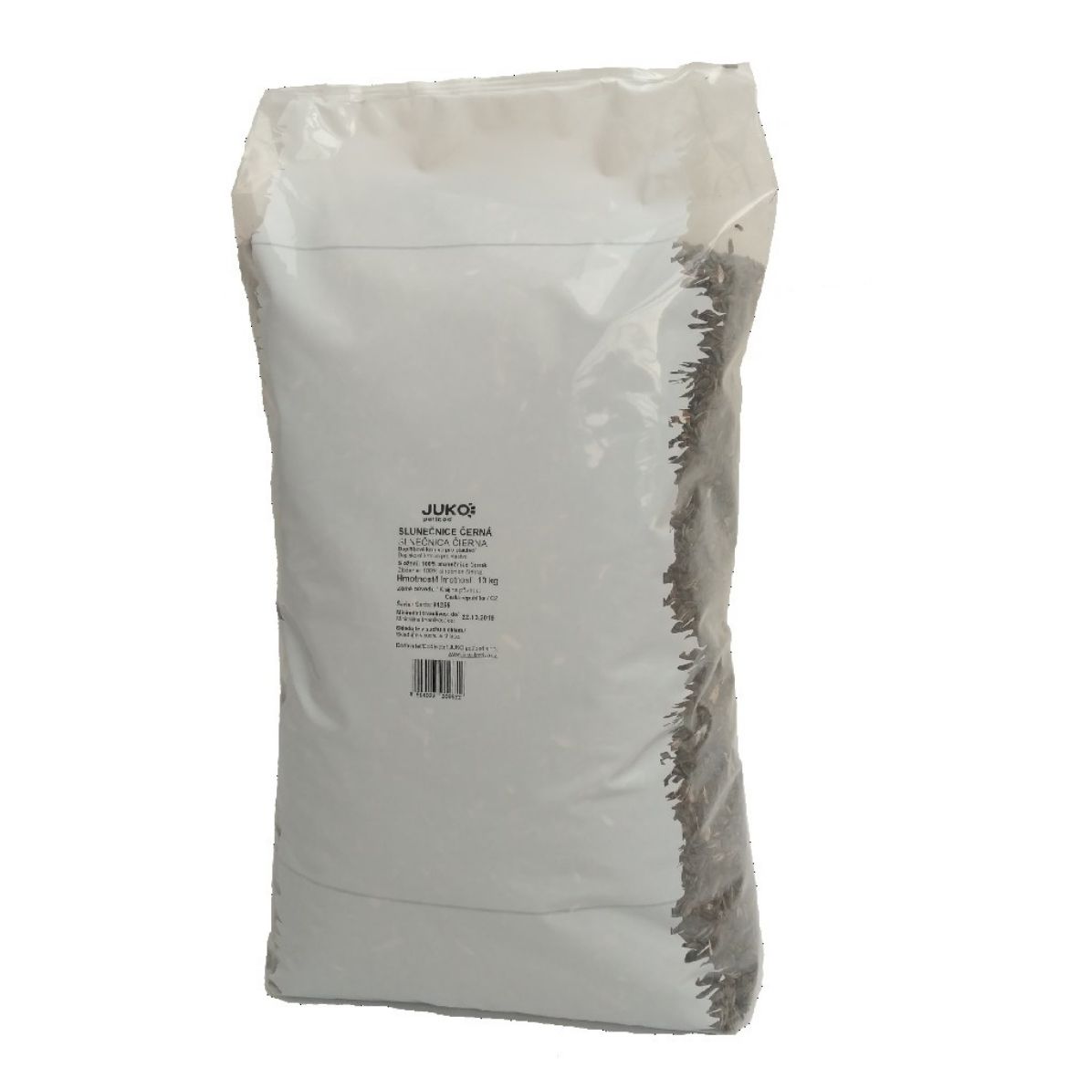 slunečnice, neloupaná, černá, 10kg, pro ptactvo, pro papoušky, pro hlodavce. 