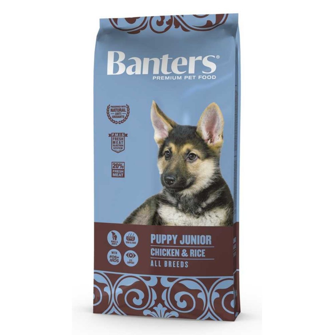 Obrázek z Banters Puppy Junior Chicken & Rice 15 kg 