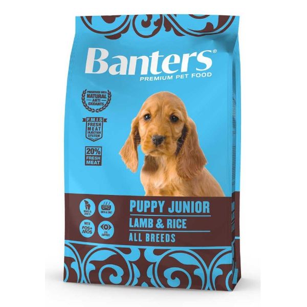 Obrázek Banters Puppy Junior Lamb & Rice 3 kg