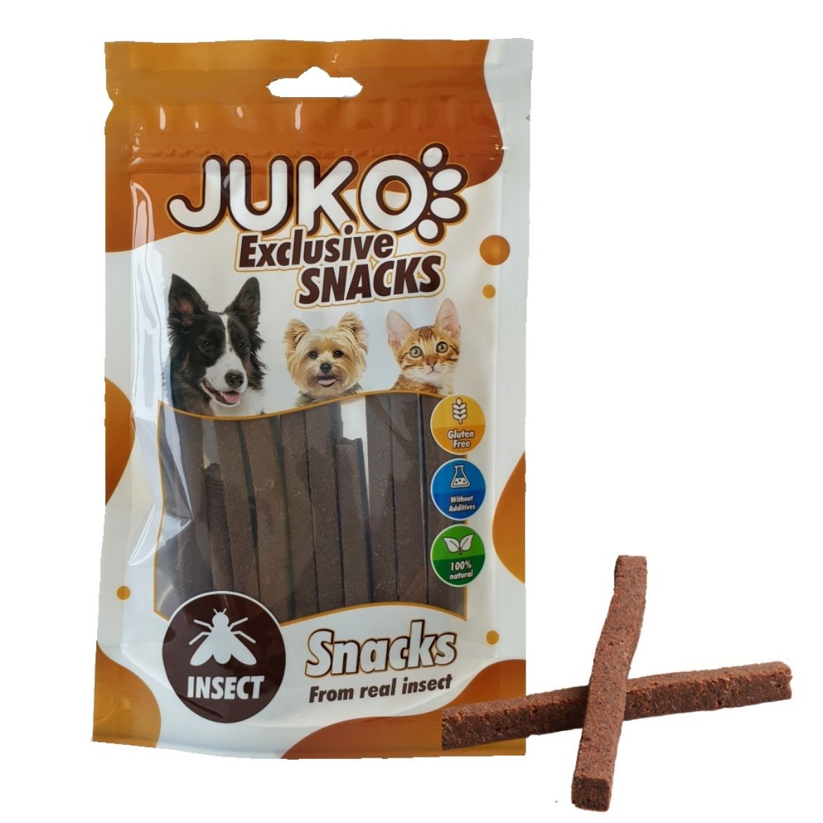 Obrázek z Hmyzí hranolky JUKO Exclusive Snacks 70 g 