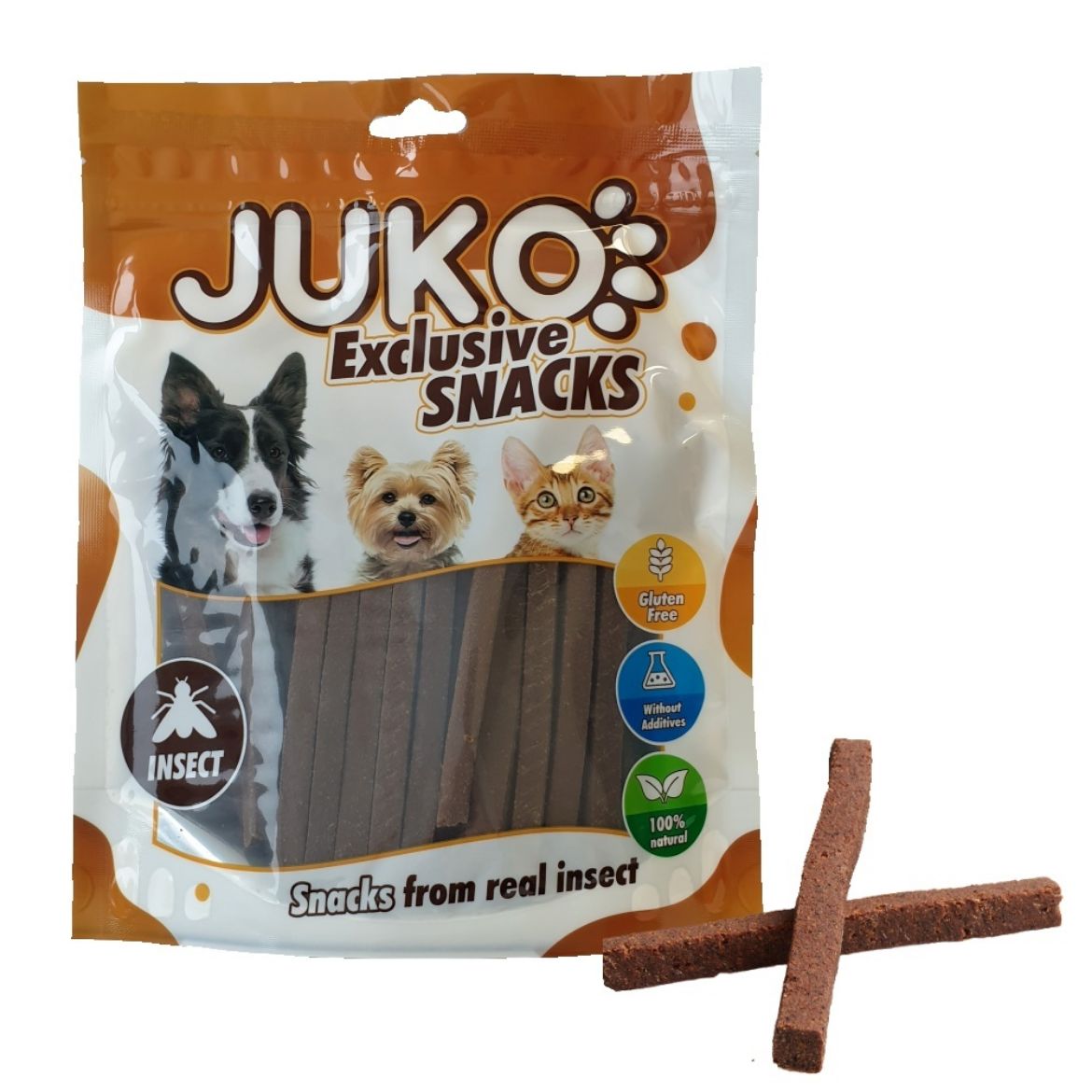 Obrázek z Hmyzí hranolky JUKO Exclusive Snacks 250 g 