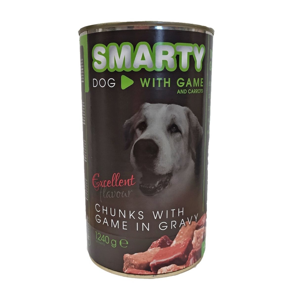 Obrázek z SMARTY Dog Zvěřina chunks, konzerva 1240 g  