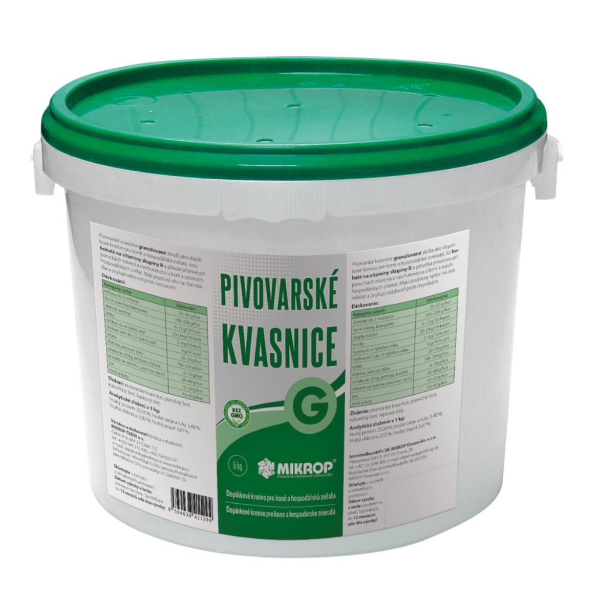 Obrázek z Pivovarské kvasnice granulované Mikrop 5 kg 