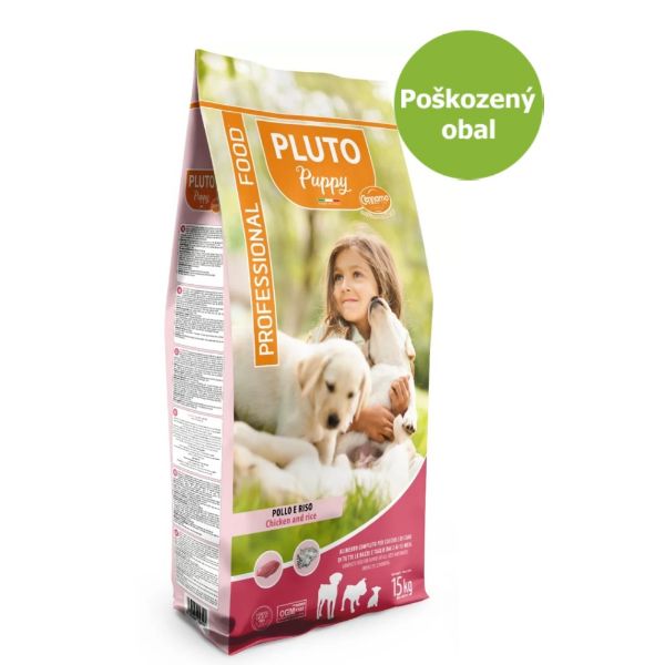 Obrázek PLUTO Dog Puppy 13 kg - Poškozený obal - SLEVA 20 %