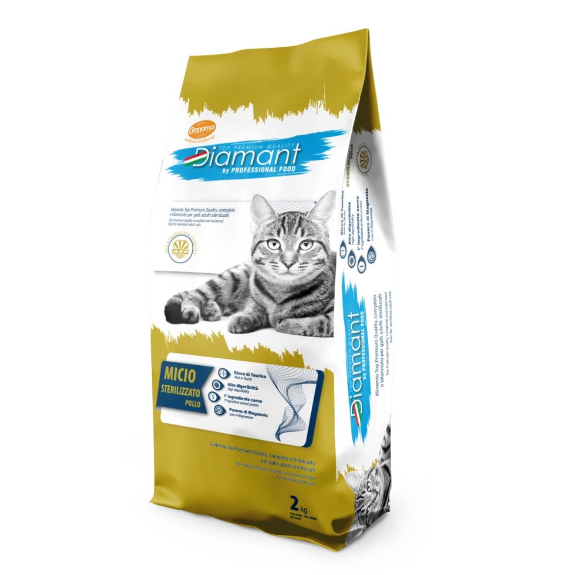 Obrázek z Diamant Cat Micio Sterilised Kuřecí 2 kg 
