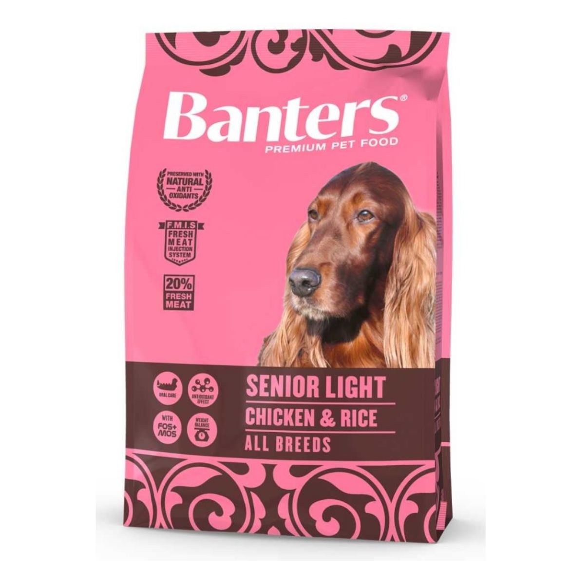 Obrázek z Banters Senior Light Chicken & Rice 3 kg 