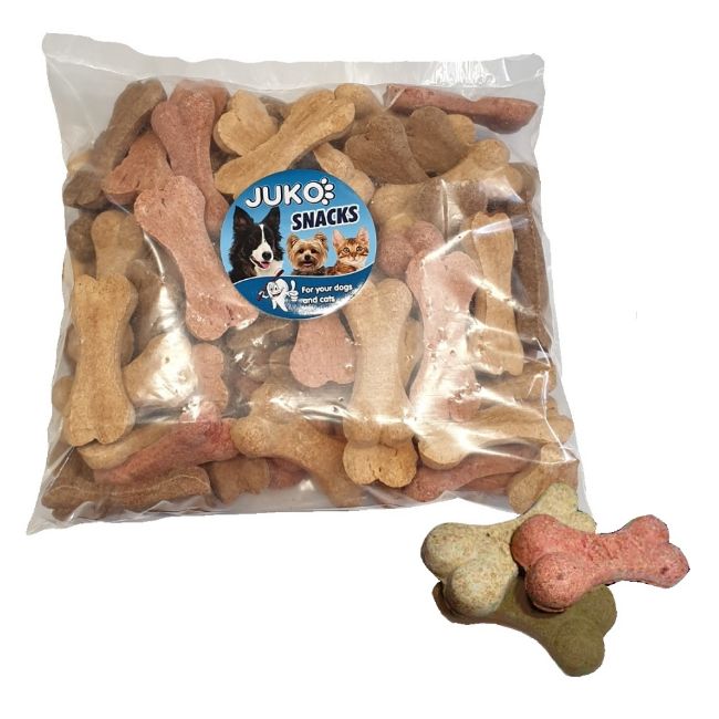 Dog & Dog Expert Multibisco velké sušenky 1 kg,  pamlsek pro psy, sušenkový pamlsek, odměna, velké kostička