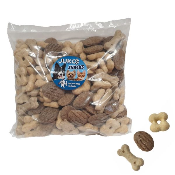 Obrázek Kokosové, vanilkové a lékořicové sušenky JUKO Snacks 1 kg