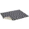 Obrázek z Vetbed protiskluz / Drybed šedá packy 100 x 75 cm DELUXE, vlas 30 mm 