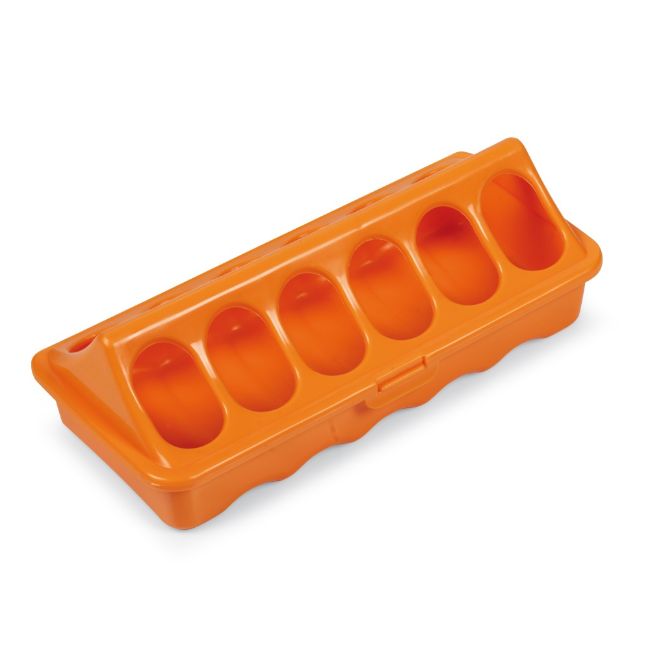 Žlabové krmítko pro drůbež 20 cm, umělohmotné