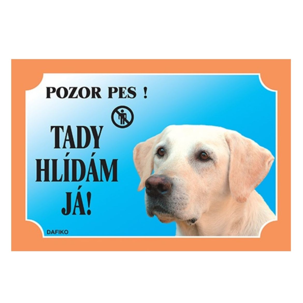 Obrázek z Cedulka Dafiko LABRADOR světlý 