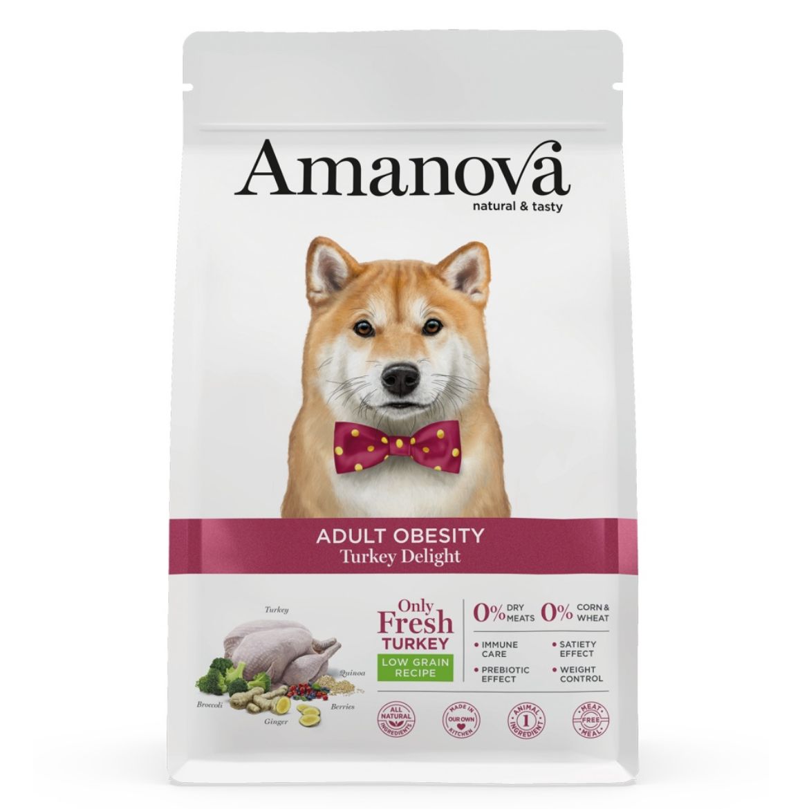 Obrázek z Amanova Dog Obesity Turkey & Quinoa LG 2 kg 