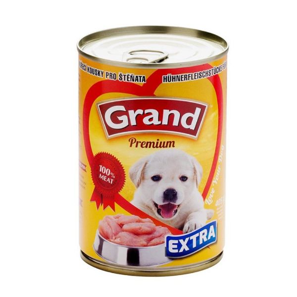Obrázek Grand Premium Dog Junior extra, konzerva 405 g