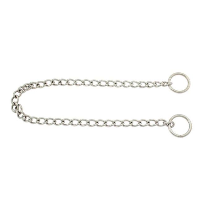 stahovací, jednořadý, ocel, pochromováno, krátké články, 30 cm